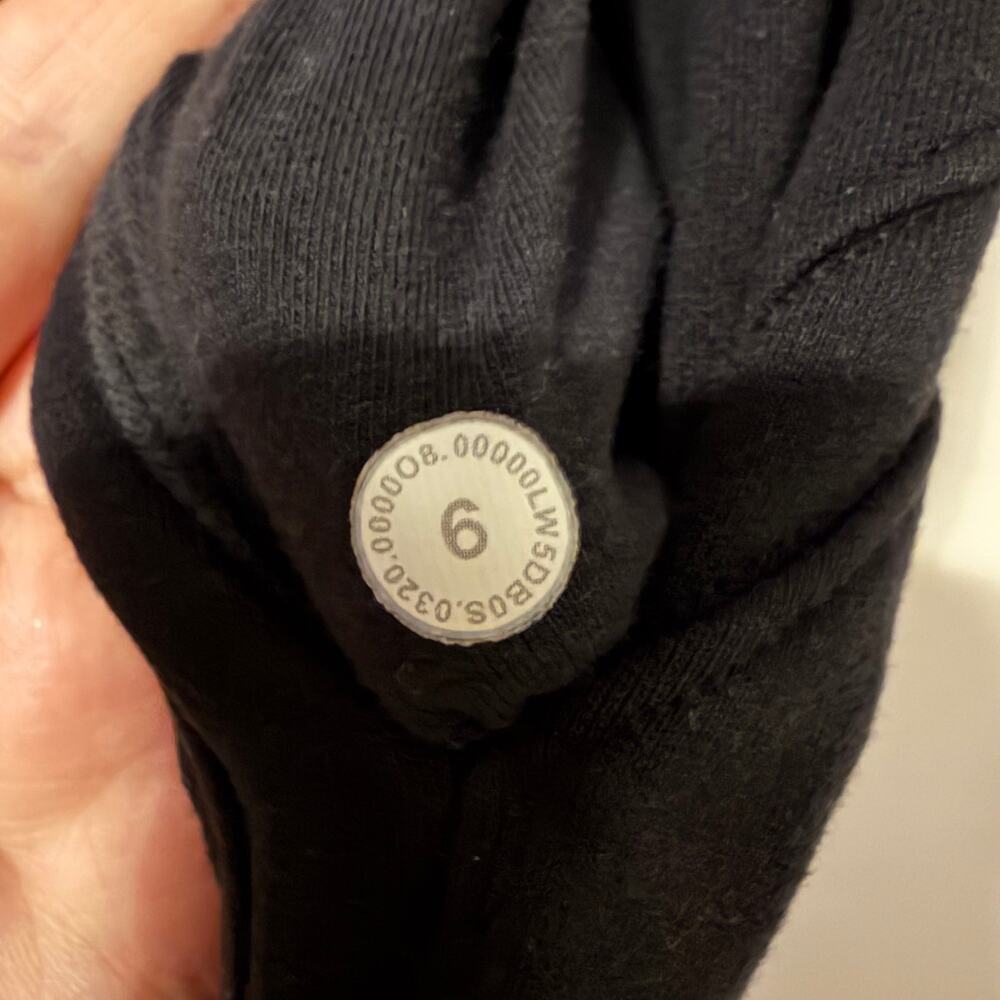 Lululemon Warm Down High Rise Jogger Modal Black Stretchy Loungewear Sz 6 - Picture 6 of 12